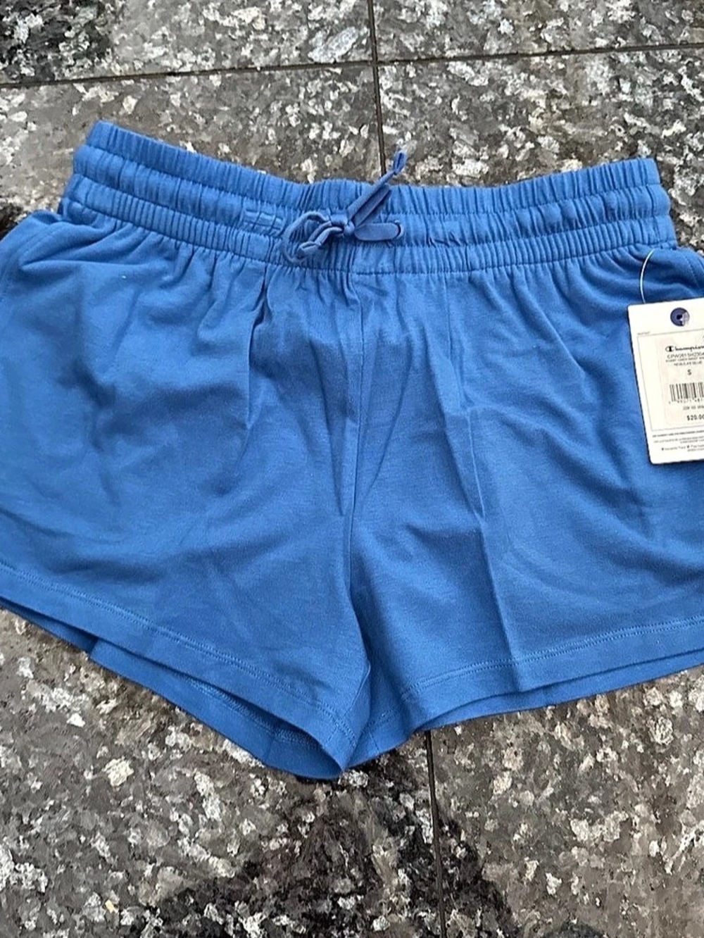 Champion Blue Athletic Shorts Size Small NWT